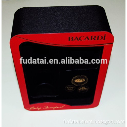 FDT custom artpaper foil blister tray hot sale wine box